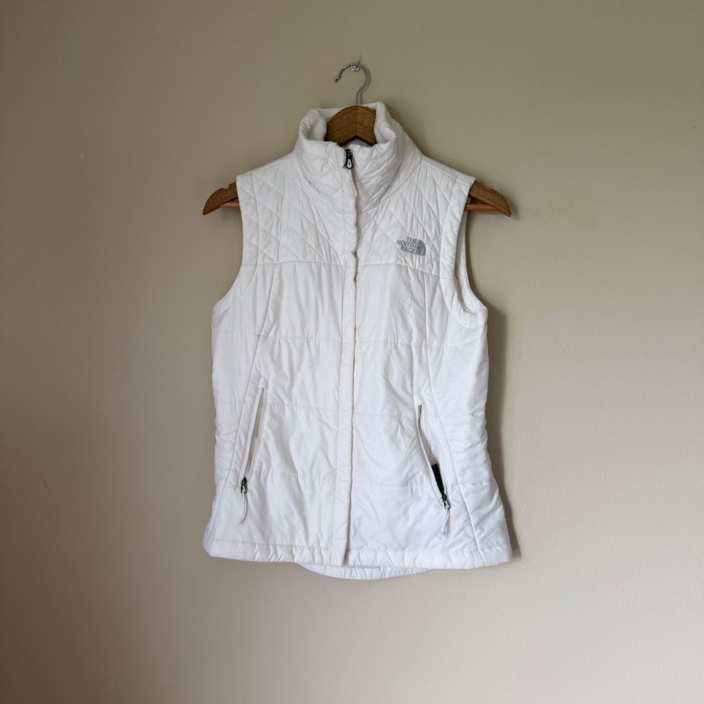 The North Face Women's White Puffer Vest Size Small